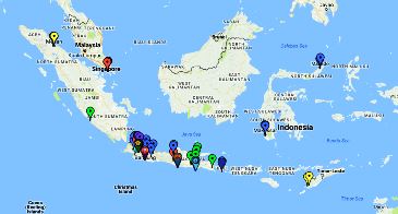 Peta Lokasi (Google Map) Program Kuliah Entrepreneur Nomor